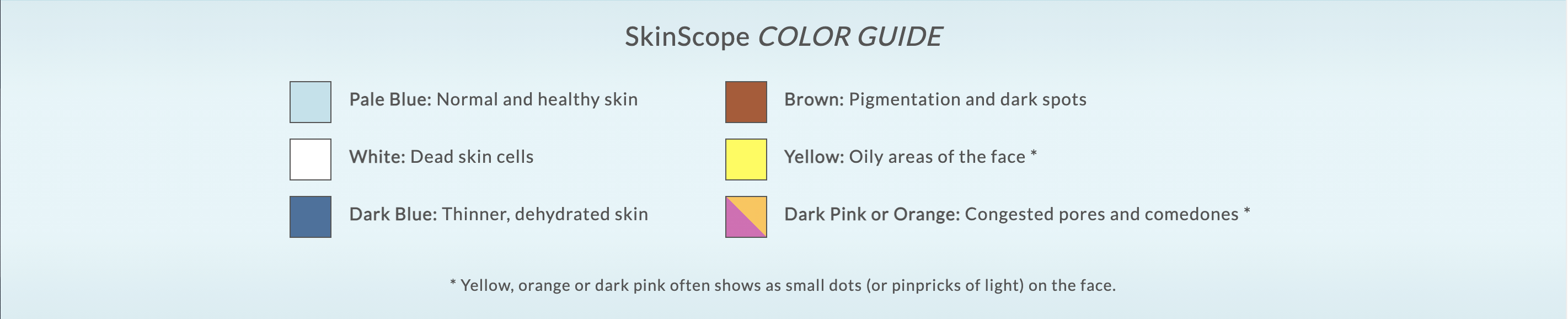 Skin Scope Color Guide